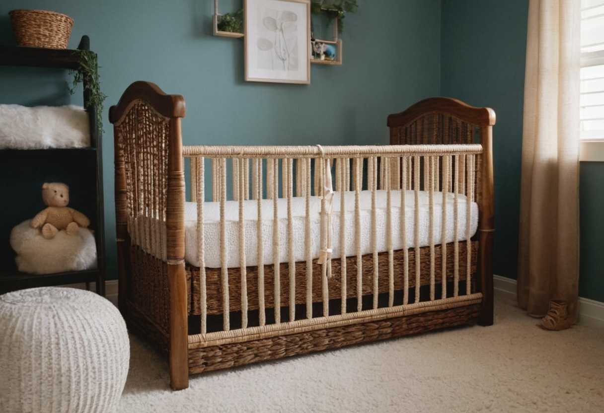 Comment les tours de lit tressés révolutionnent le sommeil de bébé